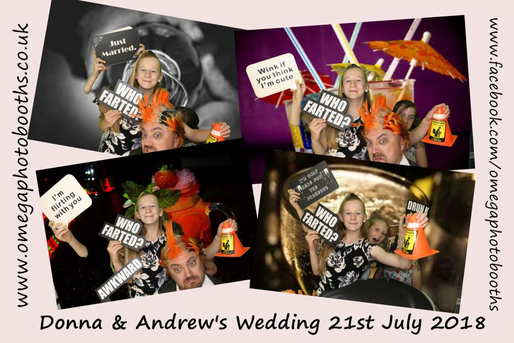 Donna & Andrew's Wedding | View more photos from the event at gallery.omegaphotobooths.co.uk/u/Omega-Photobooths/Donna-Andrews-Wedding